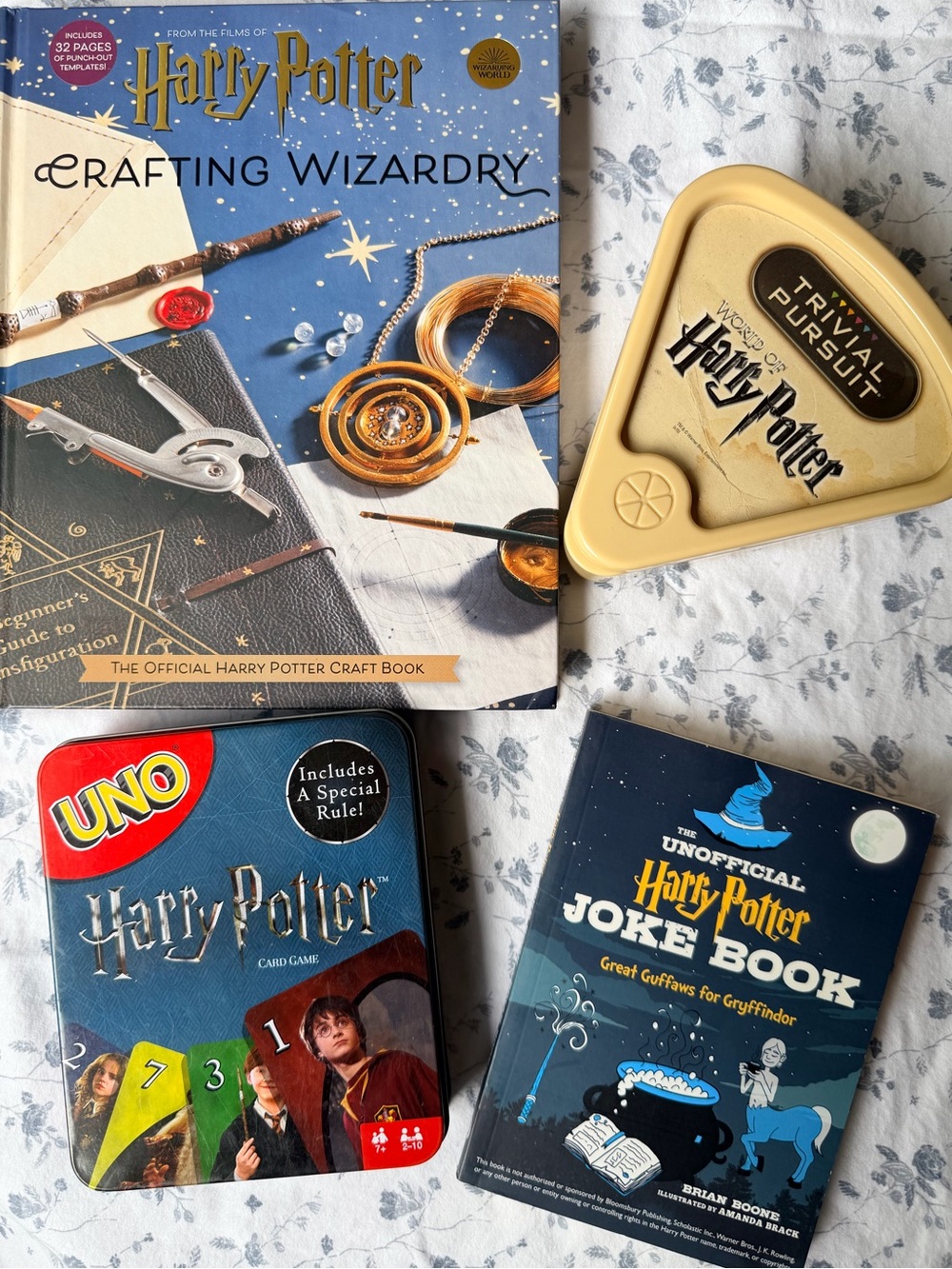 Harry Potter Crafting Wizardry Book + Games Bundle